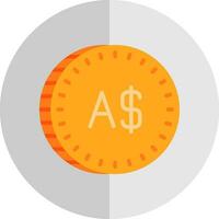 australiano dollaro vettore icona design