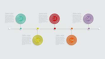 modelli di infografica per l'illustrazione vettoriale aziendale