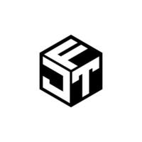 jtf lettera logo disegno, ispirazione per un' unico identità. moderno eleganza e creativo design. filigrana il tuo successo con il Impressionante Questo logo. vettore
