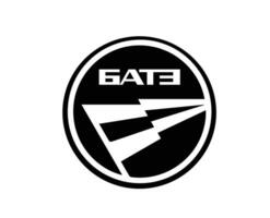 fk bat Borisov club simbolo logo nero bielorussia lega calcio astratto design vettore illustrazione