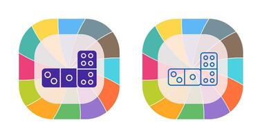 domino vettore icona