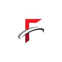 f logo e simboli modello vettoriale