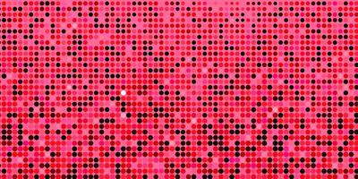 sfondo vettoriale rosa scuro, rosso con bolle.