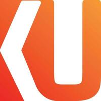 disegno del logo ku vettore