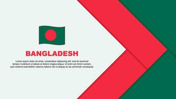 bangladesh bandiera astratto sfondo design modello. bangladesh indipendenza giorno bandiera cartone animato vettore illustrazione. bangladesh cartone animato