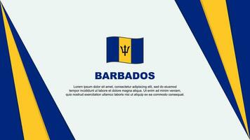 barbados bandiera astratto sfondo design modello. barbados indipendenza giorno bandiera cartone animato vettore illustrazione. barbados bandiera