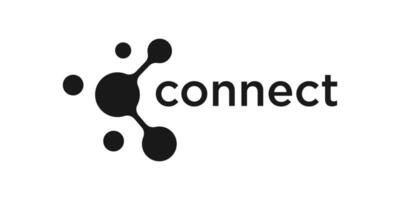 logo design connessione semplice icona vettore illustrazione