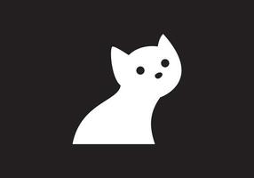 Questo è un' gatto logo design per il tuo attività commerciale vettore