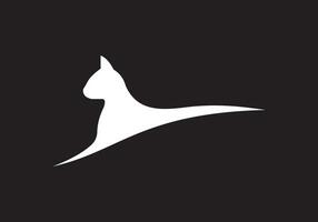 Questo è un' gatto logo design per il tuo attività commerciale vettore