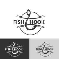 gancio pesca logo semplice e moderno Vintage ▾ rustico vettore design stile modello illustrazione