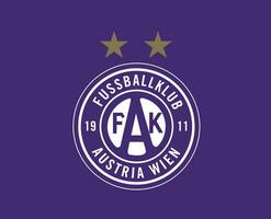 fk Austria wien club logo simbolo Austria lega calcio astratto design vettore illustrazione con viola sfondo