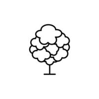 deciduo albero vettore simbolo per siti web e app. vettore illustrazione per ragnatela siti, app, disegno, banner e altro scopi