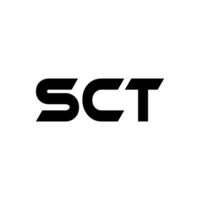 sct lettera logo disegno, ispirazione per un' unico identità. moderno eleganza e creativo design. filigrana il tuo successo con il Impressionante Questo logo. vettore