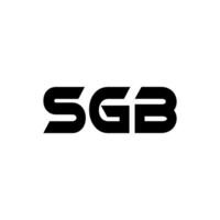 sgb lettera logo disegno, ispirazione per un' unico identità. moderno eleganza e creativo design. filigrana il tuo successo con il Impressionante Questo logo. vettore