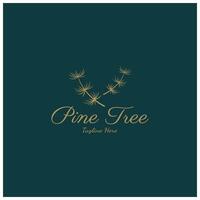 semplice pino o abete albero logo,sempreverde.per pino foresta, avventurieri, campeggio, natura, distintivi e affari.vettore vettore