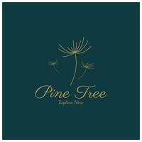 semplice pino o abete albero logo,sempreverde.per pino foresta, avventurieri, campeggio, natura, distintivi e affari.vettore vettore