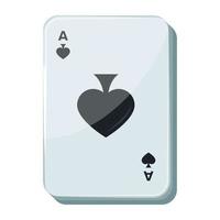 picche e carte da poker vettore