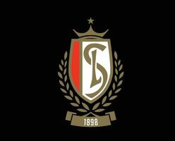 standard de liegi club logo simbolo Belgio lega calcio astratto design vettore illustrazione con nero sfondo