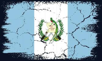 gratuito vettore piatto design grunge Guatemala bandiera sfondo