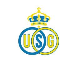 regale unione santo gilloise club logo simbolo Belgio lega calcio astratto design vettore illustrazione