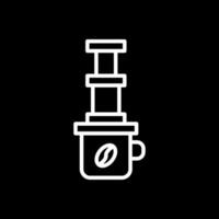 aeropress vettore icona design