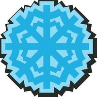 carta fiocco di neve vettore modificabile