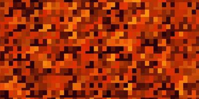 modello vettoriale arancione chiaro in stile quadrato.