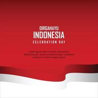 17 agosto. indonesia felice festa dell'indipendenza spirito di libertà vettore