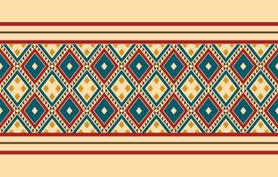 etnico astratto ikat arte. azteco ornamento Stampa. geometrico etnico modello senza soluzione di continuità colore orientale. design per sfondo ,tenda, tappeto, sfondo, vestiario, avvolgere, batik, vettore illustrazione.