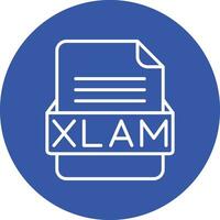 xlam file formato vettore icona