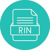 rin file formato vettore icona