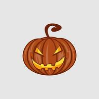 Halloween spaventoso zucca vettore illustrazione