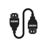 hdmi porta linea icona vettore. hdmi porta cartello. isolato contorno simbolo nero illustrazione vettore