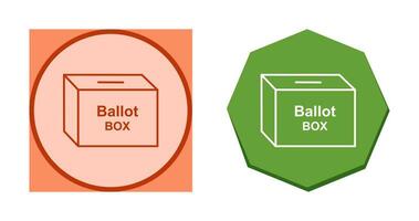 scrutinio scatola vettore icona
