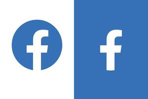 Facebook logo, sociale media vettore