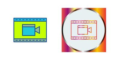 unico video e animazione vettore icona