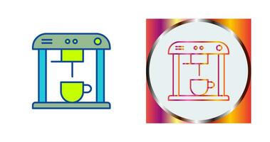 unico caffè macchina vettore icona