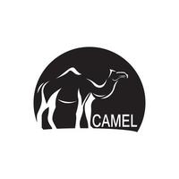 illustrazione del modello di vettore dell'icona del cammello