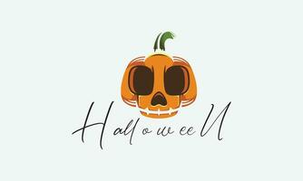 Halloween Jack o lanterna zucca vettore