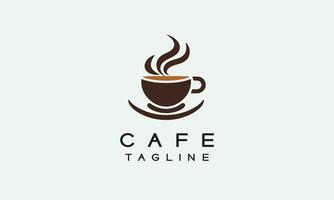 tè o caffè tazza logo vettore icona design