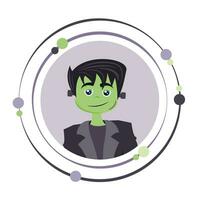 Frankenstein vettore illustrazione grafico icona simbolo