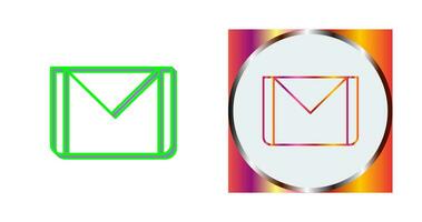 unico e-mail vettore icona