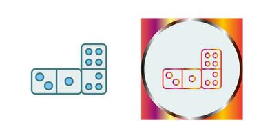domino vettore icona