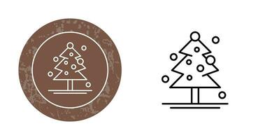 icona di vettore dell'albero di natale
