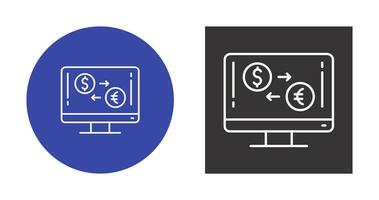 icona del vettore di cambio valuta