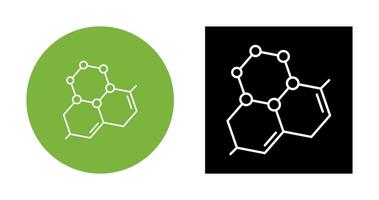 icona del vettore della molecola