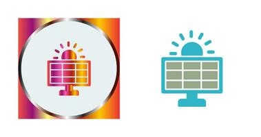 solare sistema vettore icona