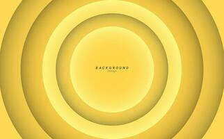 giallo cerchio astratto elegante minimalista sfondo design vettore