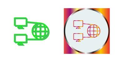 Internet connettività vettore icona
