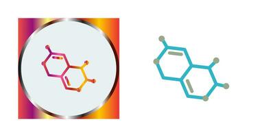 icona del vettore della molecola